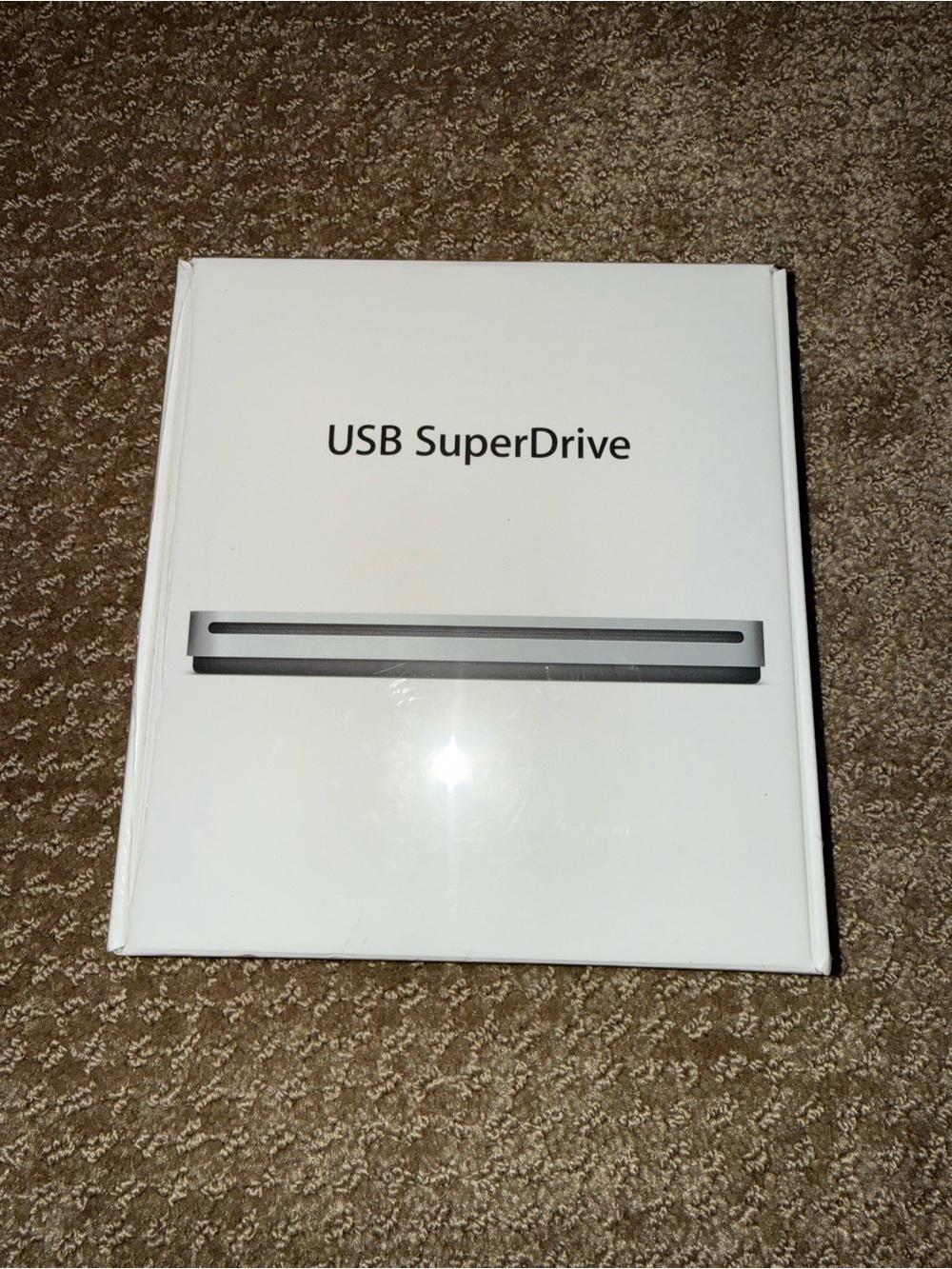 Apple USB SuperDrive External Optical Drive - White & Silver